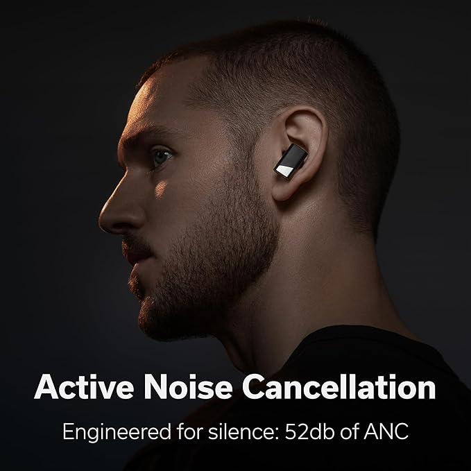 Status Pro X Wireless Earbuds, Triple Speaker Driver, Hi-Res Audio with LDAC, 52dB ANC, 6 Beamforming Mics with VoiceLoom AI for Clearest Calls (Onyx)