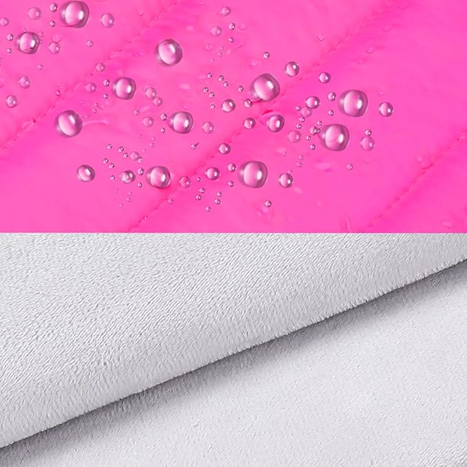 MOSISO Laptop Case 13.3 inch,13-13.3 inch Puffy Laptop Sleeve Compatible with MacBook Air 13.6 M5 M4 M3 M2 M1/Neo/Pro 13/14,HP Dell ASUS Lenovo,Polyester Horizontal Bag with Small Case, Rose Red