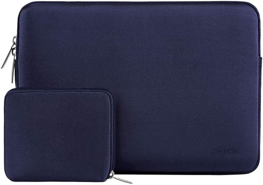MOSISO Laptop Case 13 inch, 13 inch Laptop Sleeve Bag Compatible with MacBook Air M5 M4 M3 M2 M1 2026-2018 / Neo/Pro M2 M1 2026-2016, Neoprene Computer Sleeve Bag with Small Case, Navy Blue