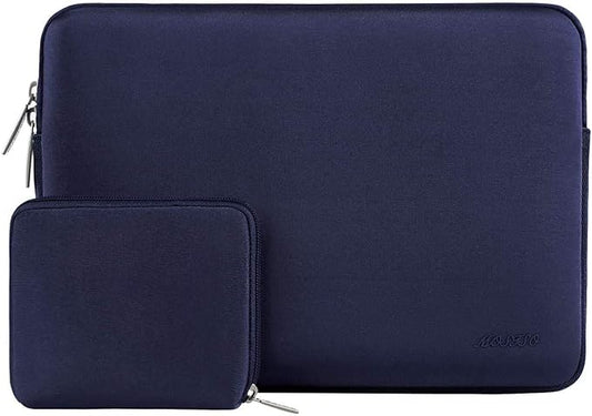 MOSISO Laptop Case 15 inch, 15 inch Laptop Sleeve Bag Compatible with MacBook Air M5 A3448 M4 A3241 M3 A3114 M2 A2941 2026-2023, Dell XPS, Neoprene Computer Sleeve Bag with Small Case, Navy Blue