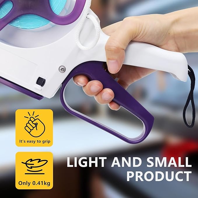 Barcode Label Gun, Handheld Label Applicator with 1-Inch and 3-Inch Label Cores, Suitable for Round Bottles, Boxes, and Fruit Labels(YH-60)