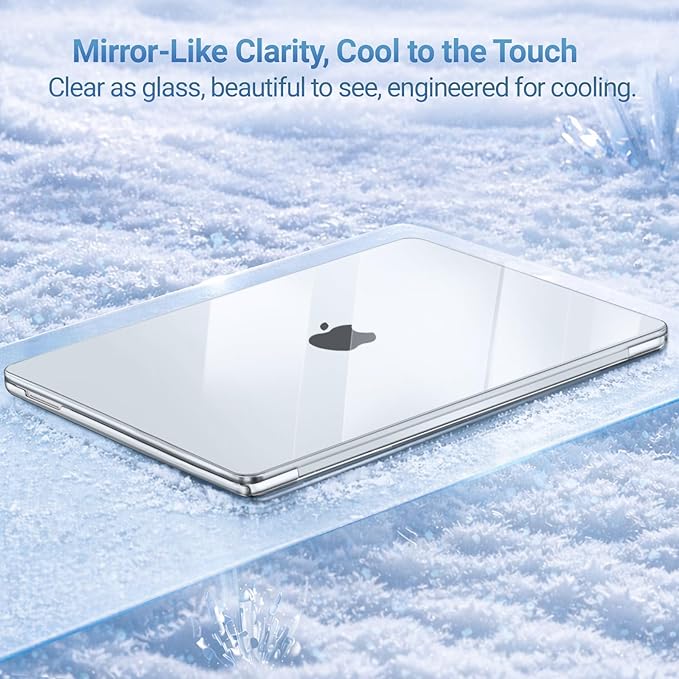 MOSISO Compatible with MacBook Neo Case 13 inch 2026 Release Model A3404 with A18 Pro Chip, Ultra-Thin Protective Crystal Hard Shell Case&Keyboard Cover&Screen Protector, Clear