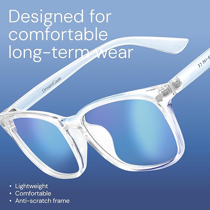 livho Gaming Blue Light Blocking Glasses for Better Sleep, Premium Night Driving, Computer Blockers for Man & Woman
