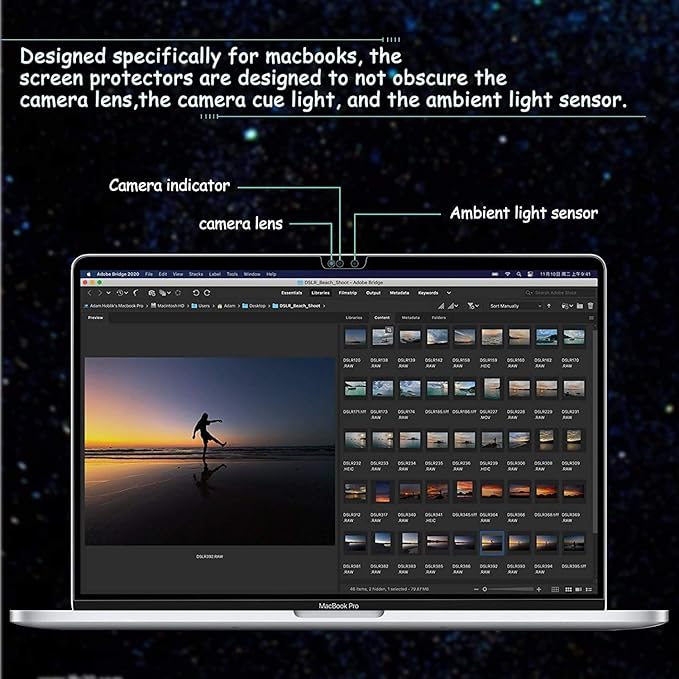 for MacBook Pro Screen Protector 13 inch Anti-Glare Anti-Blue Light Screen Protector Filter, Eye Protection Blue Light Blocking Filter for MacBook Pro 13 inch (2012-2015) Model A1278, A1425, A1502