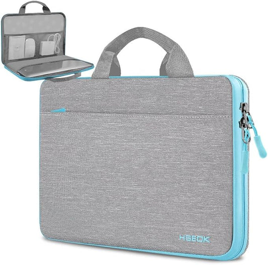 Hseok Laptop Sleeve 13-14 Inch Case Briefcase Compatible with MacBook Neo Pro 14 M5/M4/M3/M2/M1, All Models 13.3 Mac Air/Pro, XPS 13 14, Most Popular 13"-14" Notebooks,L01G02