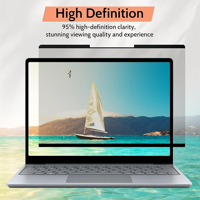 Mamol Magnetic Privacy Screen for 14.4 inch Microsoft Surface Laptop Studio, Removable Anti Spy Glare Blue Light Filter, Surface Laptop Studio 2/1 Privacy Screen Protector 14 in