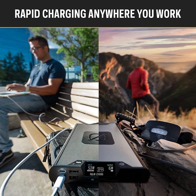 Goal Zero Sherpa 100AC (New) Wireless Portable AC Power Bank 100W USB-C Power Delivery 25600mAh (4th Generation)
