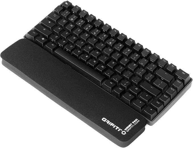 Grifiti Fat Wrist Pad 12" x 2.75” x 0.75" Inch Keyboard Rest Thick Small Ergonomic Computer Keyboards Hand & Palm Wrists Rests Support Carpal Tunnel Resting Pads Accessories (Thin 12 x 2.75 x 0.75)