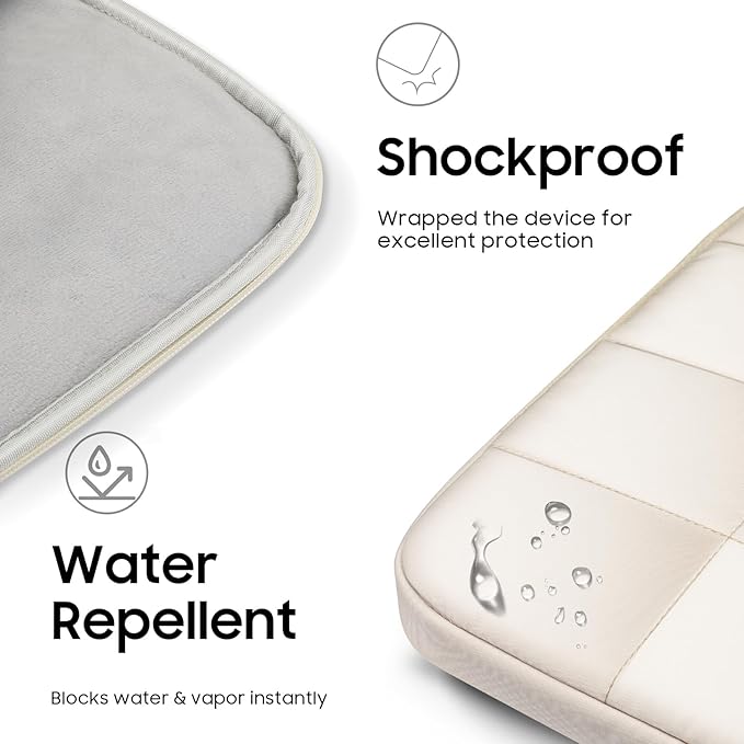 Fintie Case for MacBook Air 13 Inch A3449 A3240 A3113 A2681 (2022 2023 2024 2025 2026 Release) - Snap On Hard Shell Cover & Carrying Laptop Sleeve Bag for MacBook Air 13.6 Inch M2 M3 M4 M5 Chip, Beige