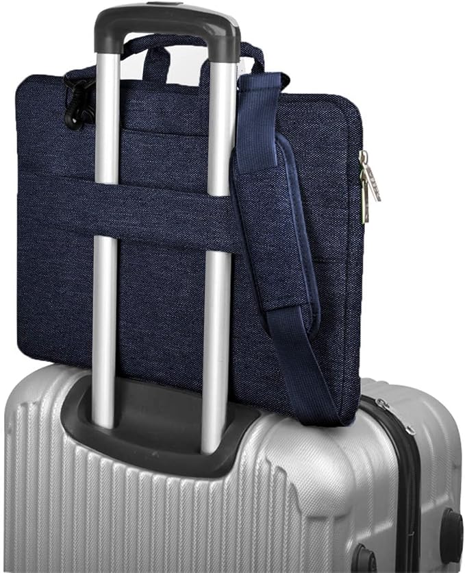 Hseok Laptop Shoulder Bag 13 13.3 14 Inch Case Compatible with MacBook Pro/Neo 14" M5/M4/M3/M2/M1,Mac Air/pro/Neo 13" and Most 13 13.3 14 Notebooks,Spill-Resistant Briefcase,Dark Blue