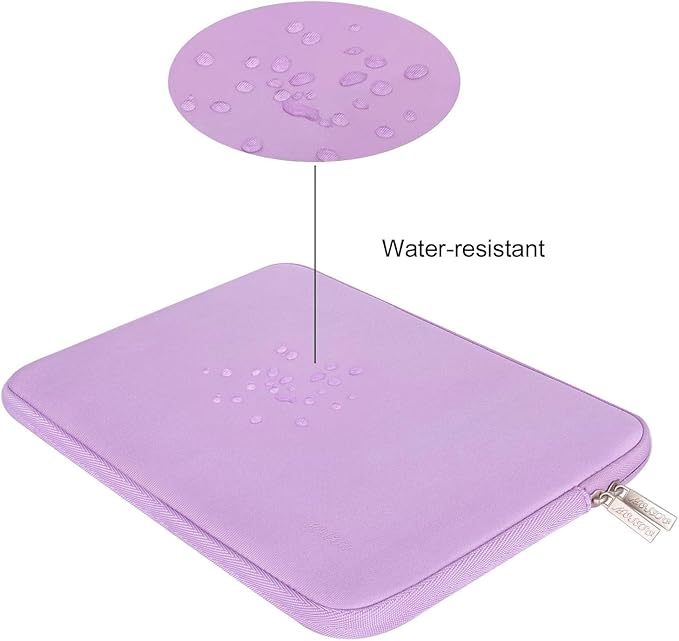 MOSISO Laptop Case 15 inch, 15 inch Laptop Sleeve Bag Compatible with MacBook Air M5 A3448 M4 A3241 M3 A3114 M2 A2941 2026-2023, Dell XPS, Neoprene Computer Sleeve Bag with Small Case, Purple