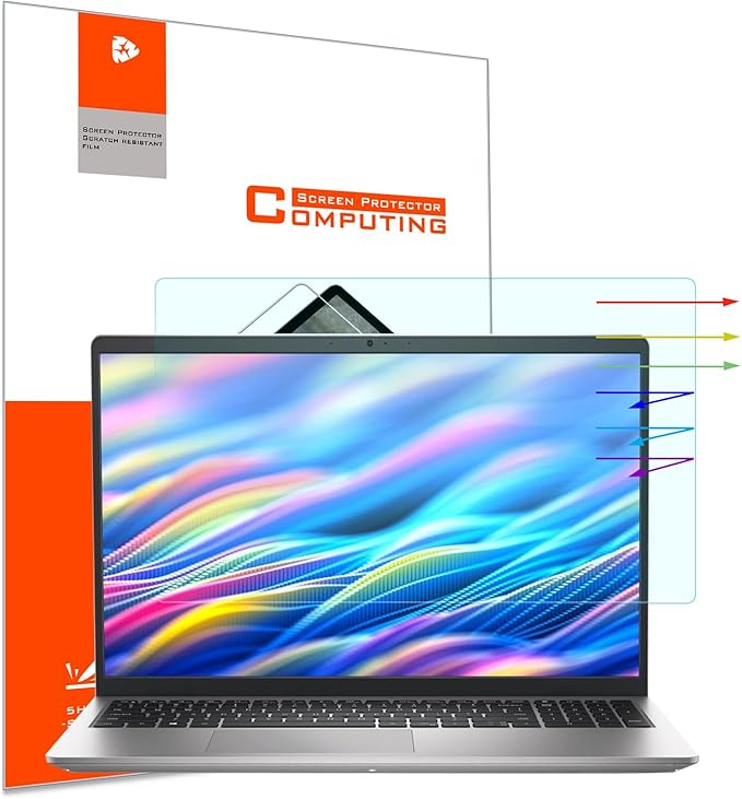 YINOVEEN 15.6 Inch Anti Blue Light Screen Protector for Dell 15 DC15250 DC15255 Laptop Blue Light Blocking Filter, Anti-Scratch