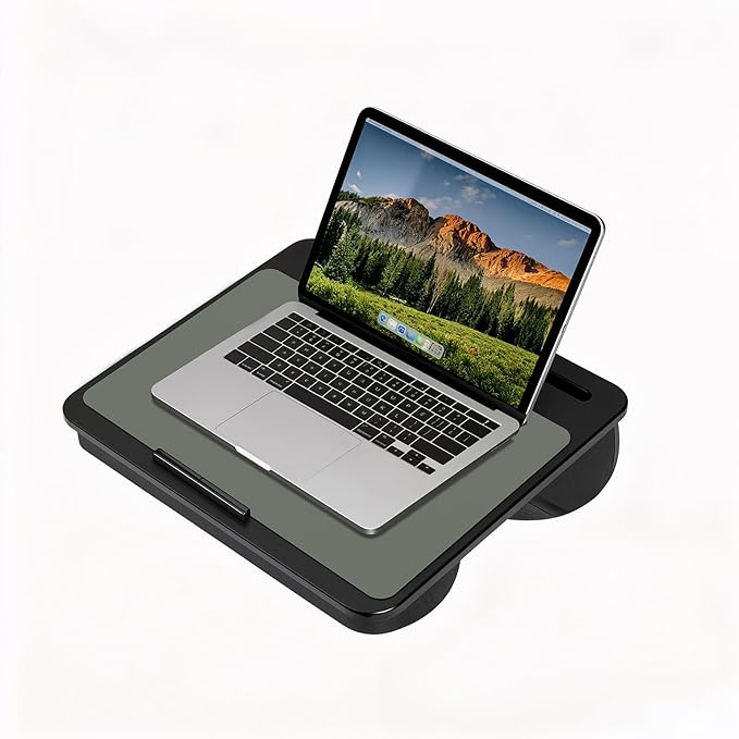 Jotsome Leather Desk Pad Mat, Non-Slip Desk Blotter Pad - Desk Protector for Office, Home, Lap Desk, Laptop, and Desktop (Sage, 17" x 12")