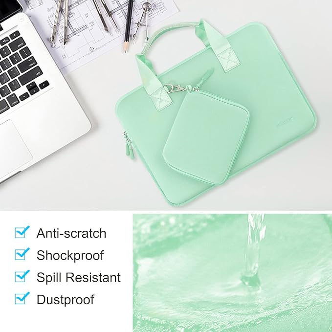 11.6 12.9 13 inch Elastic Laptop Sleeve with Small Case Compatible with 13 inch MacBook Neo Air Pro M5/M4/M3/M2/M1, iPad 13 12.9, XPS 13 and Most 11.6 12.9 13 inch Notebooks Tablets,G02R01