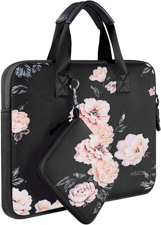 11.6 12.9 13 inch Elastic Laptop Sleeve with Small Case Compatible with 13 inch MacBook Neo Air Pro M5/M4/M3/M2/M1, iPad 13 12.9, XPS 13 and Most 11.6 12.9 13 inch Notebooks Tablets,P02Y01