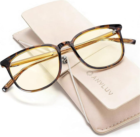 ANYLUV Blue Light Glasses for Woman Men, Womens Blue Light Blocking Glasses Computer Glasses Anti Eyestrain