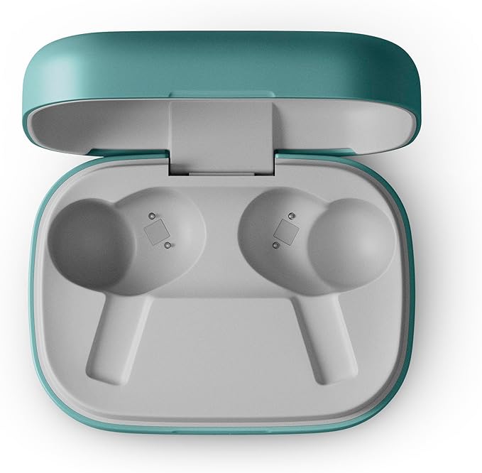 Bang & Olufsen Beoplay Eleven Premium Wireless in-Ear Earbuds with Bluetooth 5.2 and Active Noise Cancellation, Eucalyptus Green
