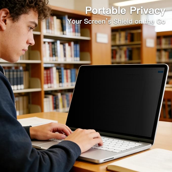 Privacy Screen for 2026 MacBook Neo 13-Inch A18 Pro, Anti Glare Film Blue Light Filter, Reduce Eye Strain Laptop Privacy Screen Shield and Protector for Mac Neo