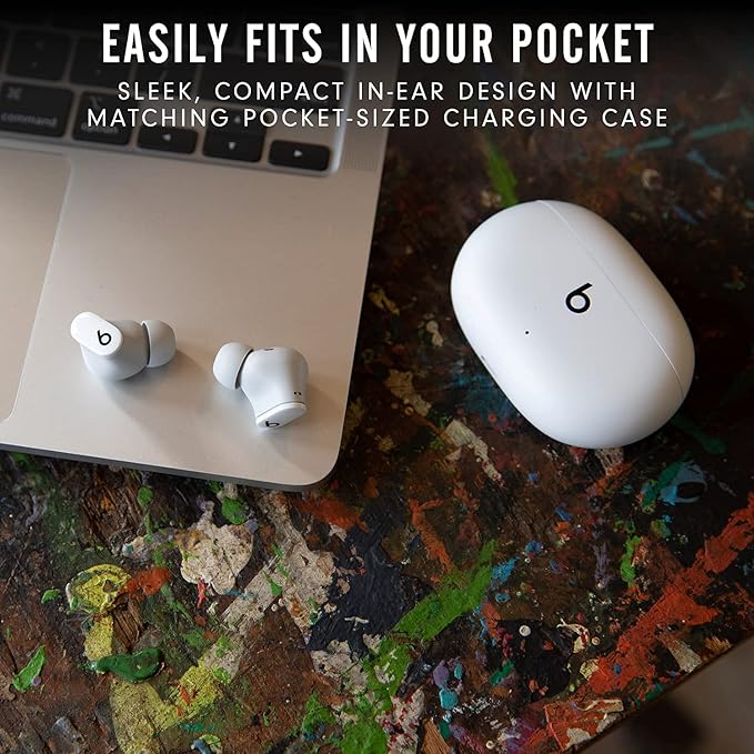 Beats Studio Buds – True Wireless Noise Cancelling Earbuds - White (Renewed)