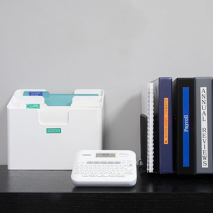 Brother P-Touch PT-D410VP Home / Office Advanced Label Maker | Connect via USB to Create and Print on TZe Label Tapes up to ~3/4 inch