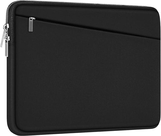 Laptop Sleeve Case 13.3 Inch, Durable 14 Inch Laptop Case Computer Carrying Bag Protective Cover Compatible with 13 14 inch MacBook Pro, MacBook Air, Dell, HP, Lenovo, Notebook, Computer, Black