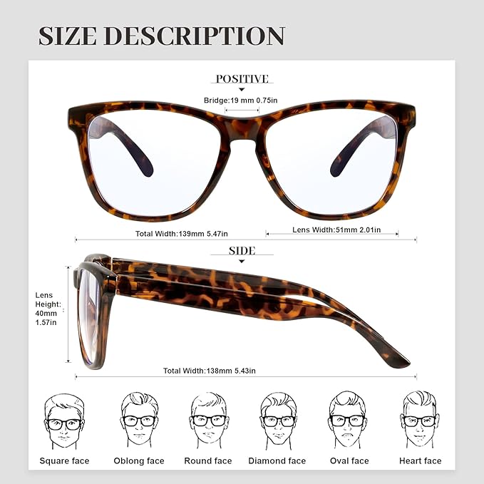 Retro Blue Light Blocking Glasses for Women Men Classic Style Computer TV Eyeglasses Anti Eyestrain