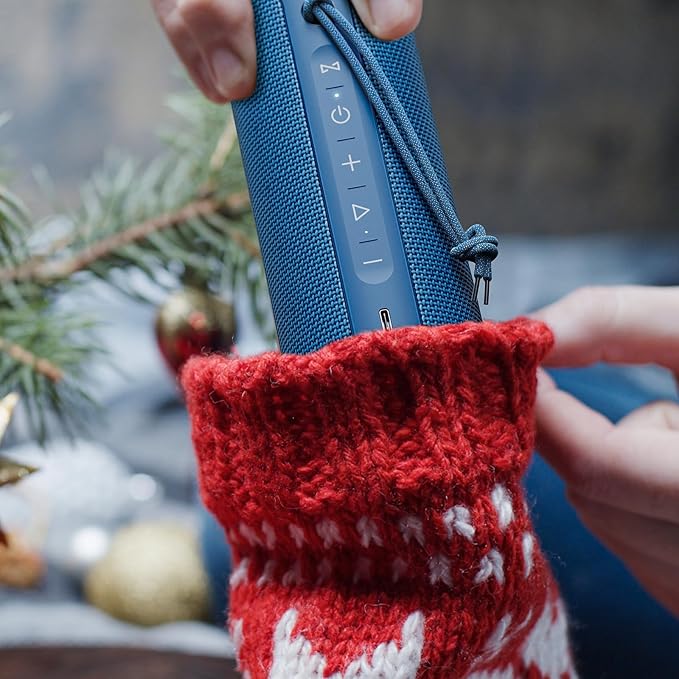 MIATONE Portable Bluetooth Speakers 36W Stereo Sound Bass Boost, 24H Playtime, Bluetooth 5.3 TWS Pairing Father Boy Friend Gifts for him Ideal Present (Blue)