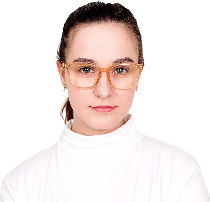 LifeArt 2 Pairs Blue Light Blocking Glasses with Spring Hinge, Computer Reading Glasses, Gaming Glasses, TV Glasses for Women Men (Champagne&Pink, +3.00 Magnification)