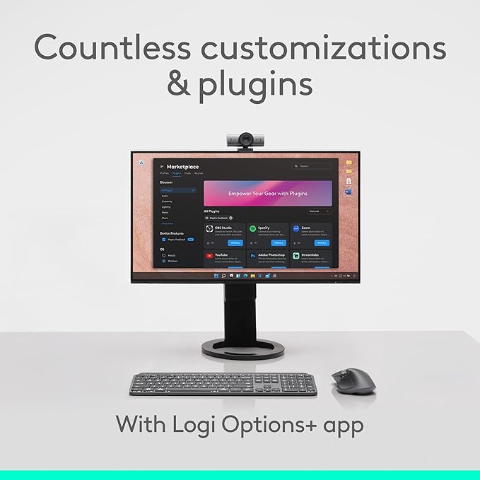 Logitech MX Master 4, Ergonomic Wireless Mouse with Advanced Performance Haptic Feedback, Ultra-Fast Scrolling, USB-C Charging, Bluetooth, Windows, MacOS - Graphite