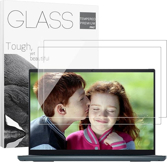 2Pack 12.5" Universal Laptop Screen Protector Tempered Glass Compatible with HP/Dell/Acer/ASUS/Samsung/Lenovo/MSI/Toshiba/LG/Razer Blade 16:9 Aspect Ratio Screen, Bubble Free,Anti Scratch Ultra-Clear