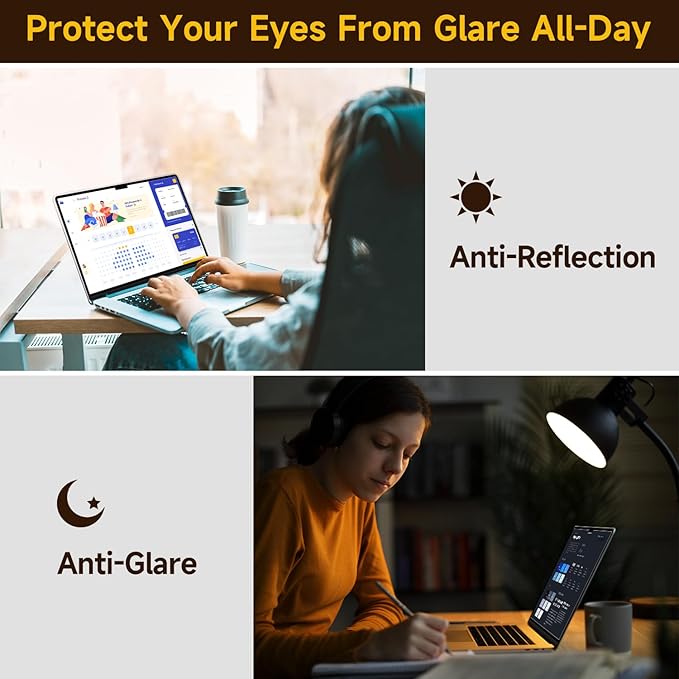 2 Pack Compatible with MacBook Air 15 Inch Screen Protector (2023-2026, M2, M3, M4, M5), Matte Anti Glare Film Anti Scratch Protector for Mac Air 15.3'' A2941 A3114 A3241 A3448