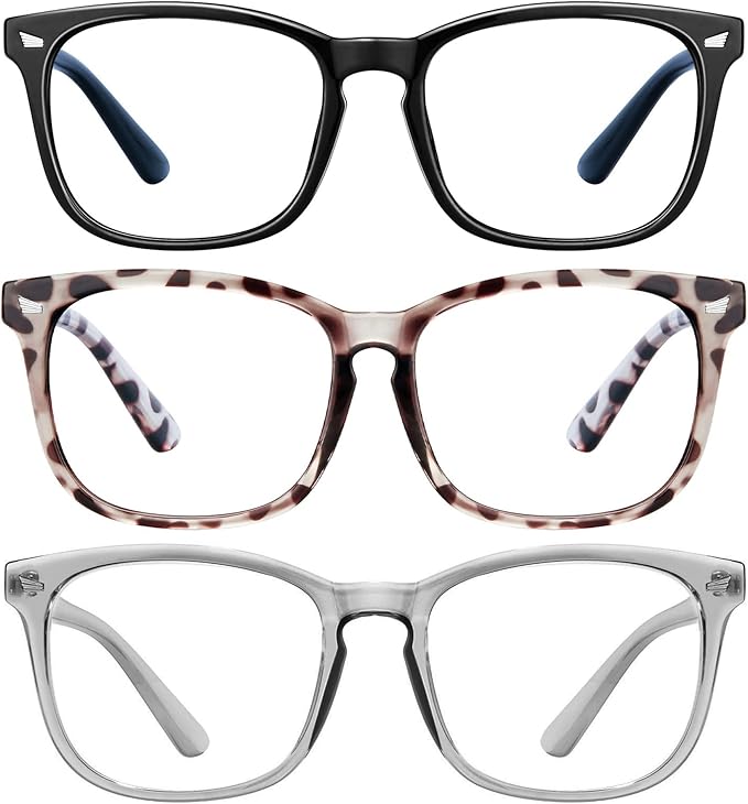 hunsquer Blue Light Glasses for Woman/Men Computer Blue Light Glasses