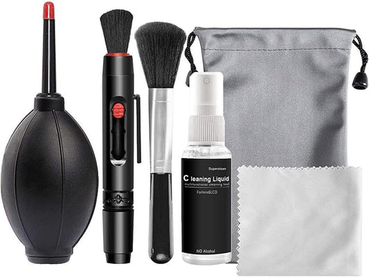 Camera Cleaner Tools with Solution Version Lens Pen Air Blower Storage Bag Set for Printer Keyboard Tool by Unknown