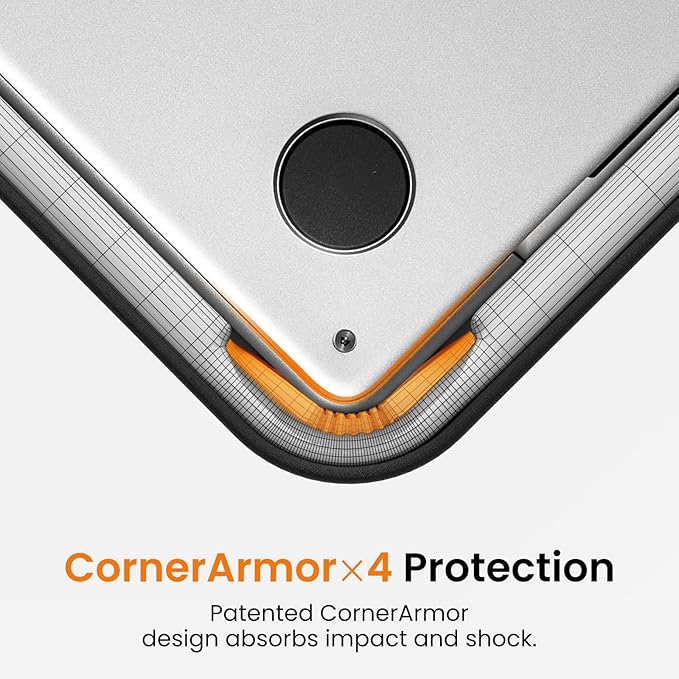 tomtoc Slim & 360° Protective Laptop Sleeve for 14-inch HP Lenovo Dell Acer ASUS Samsung Laptop Chromebook, Water-Resistant Case with CornerArmor, Fits 13.5-14.4 Inch Surface Laptop Studio/6/5/4/3