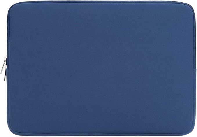 RAINYEAR 14 Inch Laptop Sleeve Case Protective Soft Padded Zipper Cover Carrying Computer Bag Compatible with 14" Notebook Chromebook Tablet Ultrabook (Navy Blue)