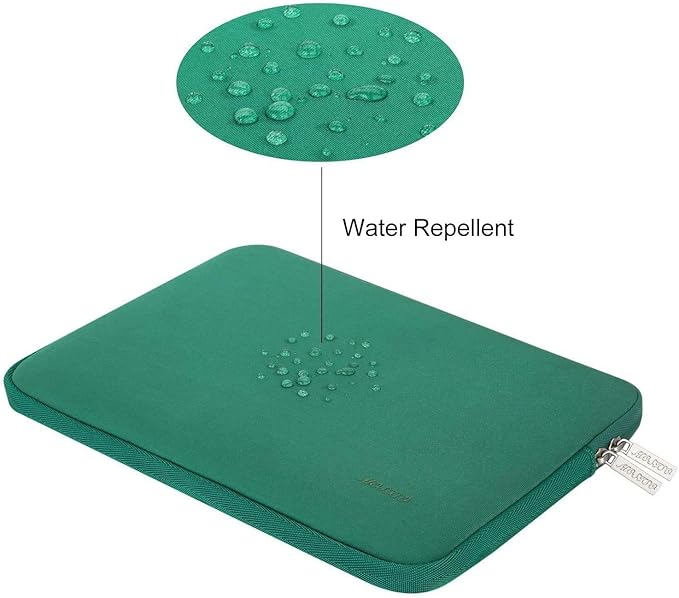 MOSISO Laptop Case 16 inch, 15-15.6 inch Laptop Sleeve Bag Compatible with MacBook Pro 16 M5 M4 M3 M2 M1, HP Acer Dell Lenovo ASUS Notebook, Neoprene Computer Sleeve Bag with Small Case, Peacock Green