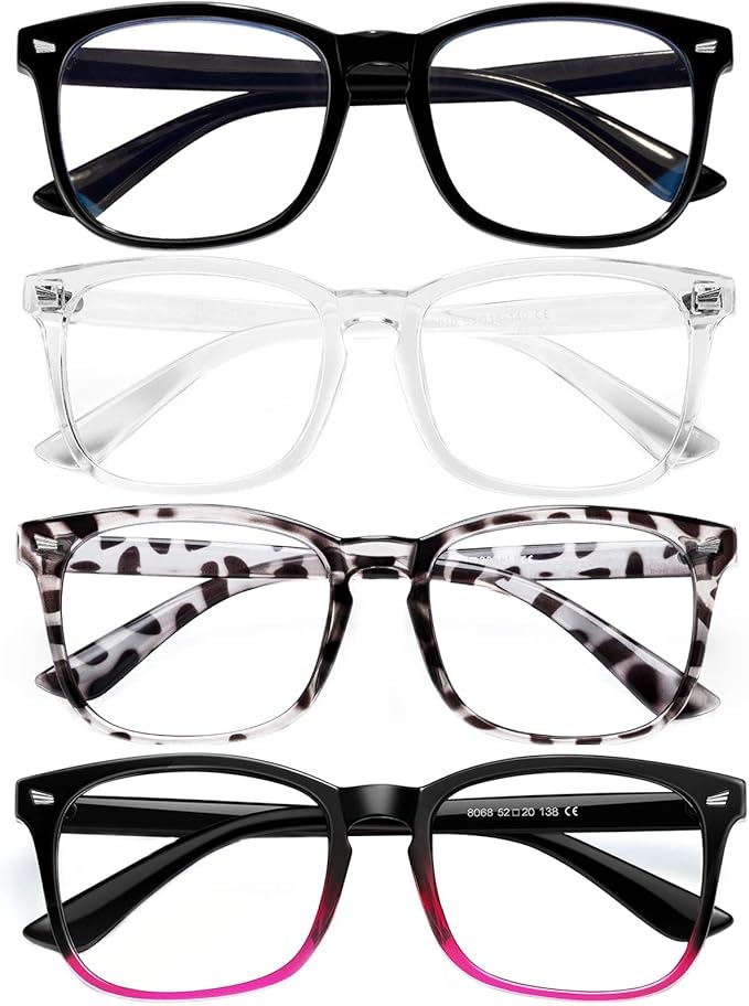 hunsquer Blue Light Glasses for Woman/Men Computer Blue Light Glasses