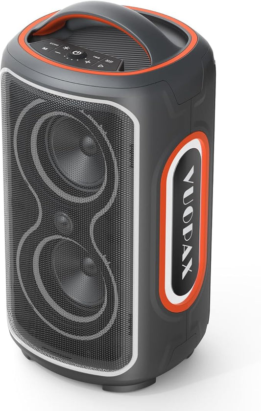 Portable Bluetooth Speaker, 240W Peak Powerful Loud Sound Party Speakers Bluetooth Wireless, Bass Boost/24H Playtime/Fast Charge/RGB Lights/TWS/ IP65 Waterproof Outdoor Speaker for Party, Beach