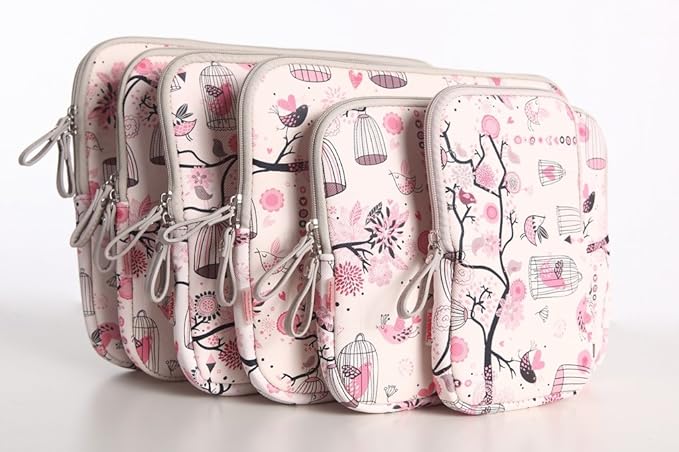 BSLVWG 12 Inch Laptop Sleeve Multi-Color & Size Choices Case/Water-Resistant Neoprene Notebook Computer Pocket Tablet Briefcase Carrying Bag/Pouch Skin Cover