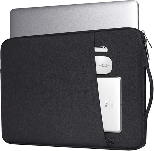 Laptop Sleeve for 14 inch New MacBook Pro M5/M4/ M3/ Pro/Max A3427 A3426 A3434 A3112 A3401 A3185 A2918 2026-2021,Carrying Case Bag with Accessory Pocket, Black