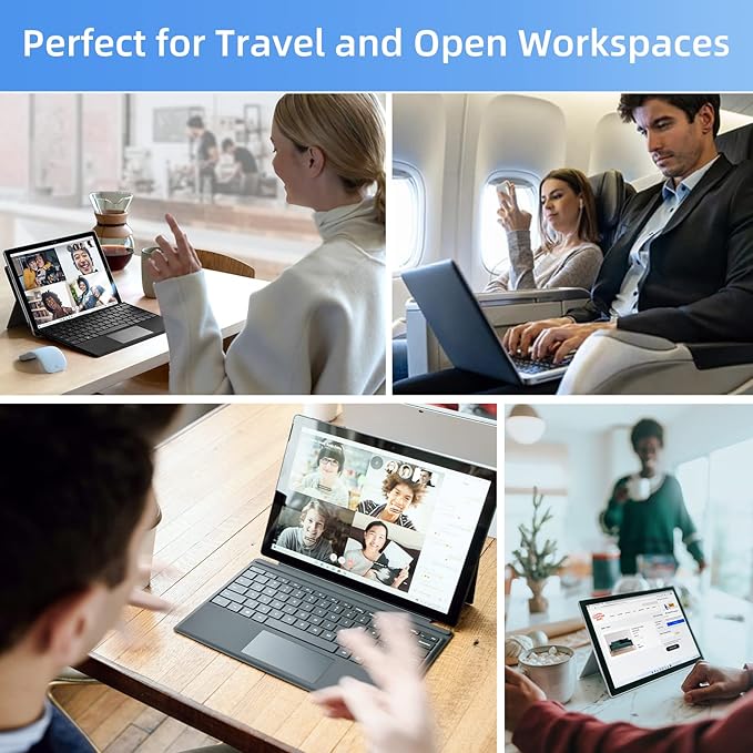 Mamol Magnetic Privacy Screen for 12.3 inch Surface Pro 7 Plus/7/6/5/4/3, Removable Anti Glare Blue Light Filter, Anti-Spy Screen Protector for Microsoft Surface Pro 7+, Pro 7, Pro 6, Pro 5, Pro 4/3