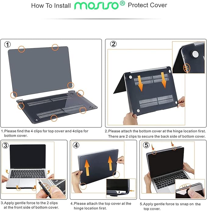 MOSISO Compatible with MacBook Pro 13 inch Case M2 2026, 2025, 2024-2016 A2338 M1 A2251 A2289 A2159 A1989 A1708 A1706, Plastic Hard Case&Bag&Keyboard Skin&Webcam Cover&Screen Protector, Sand