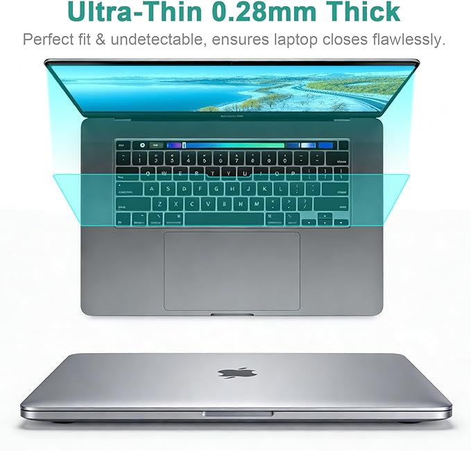 2-Pack Anti Blue Light Screen Protector for MacBook Air 15-inch (2023-2026, M2, M3, M4, M5), Matte Anti Glare Film Protector for Mac 15.3'' (Model A2941 A3114 A3241 A3448)