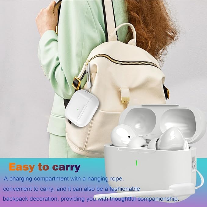 Wireless Earbuds with Active Noise Cancelling, Bluetooth 5.3 Headphones with Charging Case, in-Ear Earbud Built-in Mic, IPX7 Waterproof, 40H Playtime Hi-Fi Stereo for iOS Android Phones