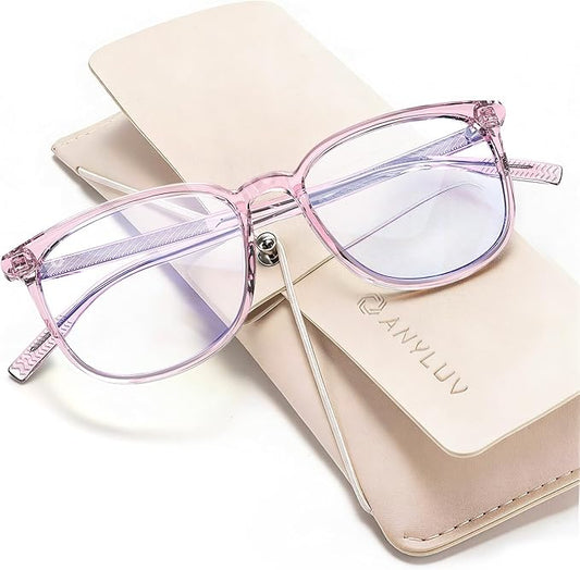 ANYLUV Blue Light Glasses for Woman Men, Womens Blue Light Blocking Glasses Computer Glasses Anti Eyestrain