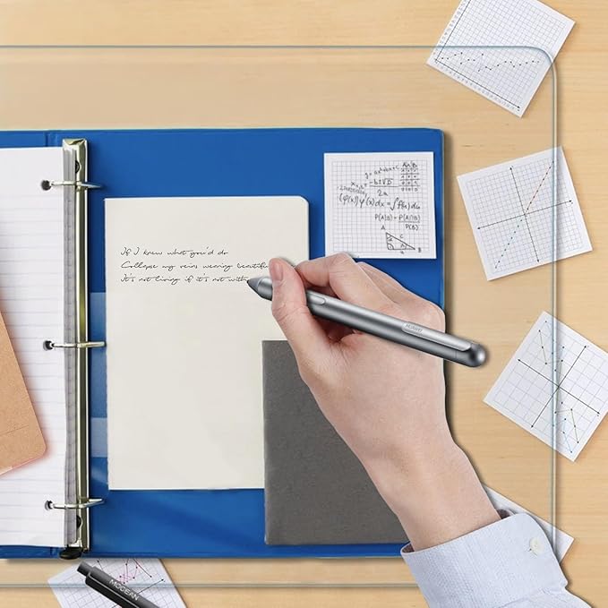 Clear Desk Mat, Non-Slip PVC Desk Protector Mat with Round Edge, Heat Resistant & Waterproof Clear Desk Writing Mat for Home and Office (23.6"*11.8")