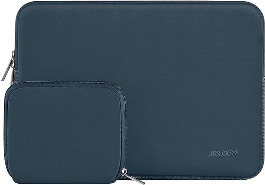 MOSISO Laptop Case 13 inch, 13 inch Laptop Sleeve Bag Compatible with MacBook Air M5 M4 M3 M2 M1 2026-2018 / Neo/Pro M2 M1 2026-2016, Neoprene Computer Sleeve Bag with Small Case, Haze Blue