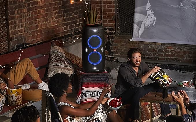 JBL Partybox 310 - Portable Party Speaker with Long Lasting Battery, Powerful JBL Sound and Exciting Light Show,Black