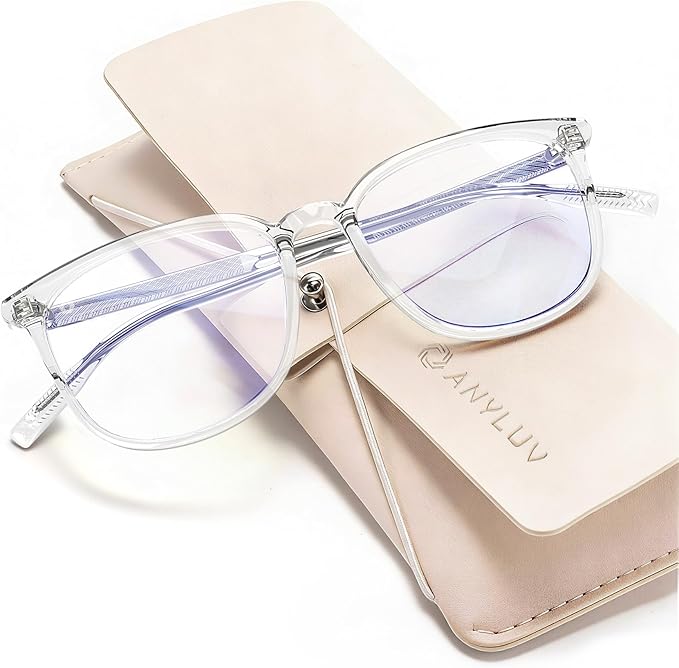 ANYLUV Blue Light Glasses for Woman Men, Womens Blue Light Blocking Glasses Computer Glasses Anti Eyestrain