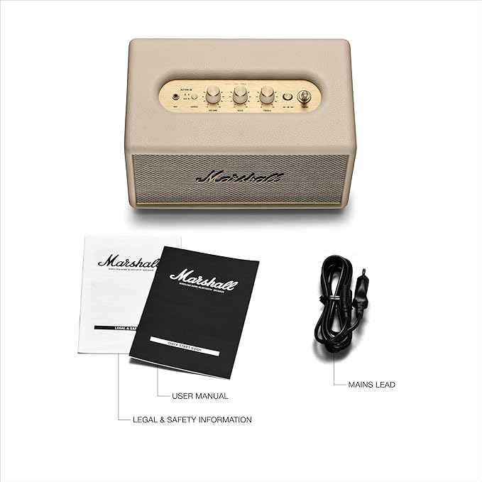 Marshall Acton III Bluetooth Home Speaker - Cream